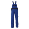 Trousers bib and brace Milano polyester/cotton blue/navy blue size 82C42 65% polyester/35% cotton